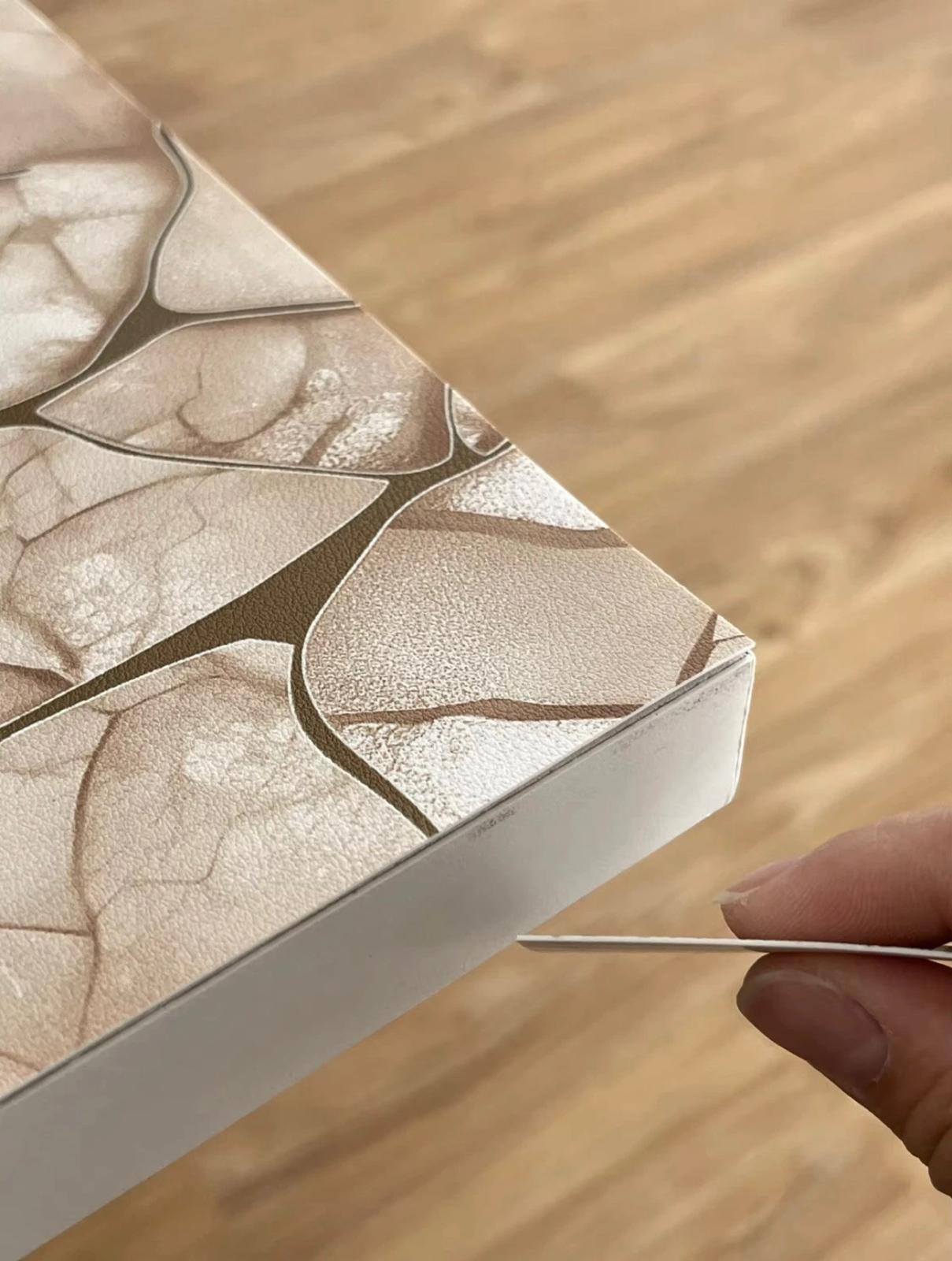 Tischdecke Tischfolie mit Muster Ca 1mm Schutzfolie Abwaschbar Br.90cm WEICH-PVC