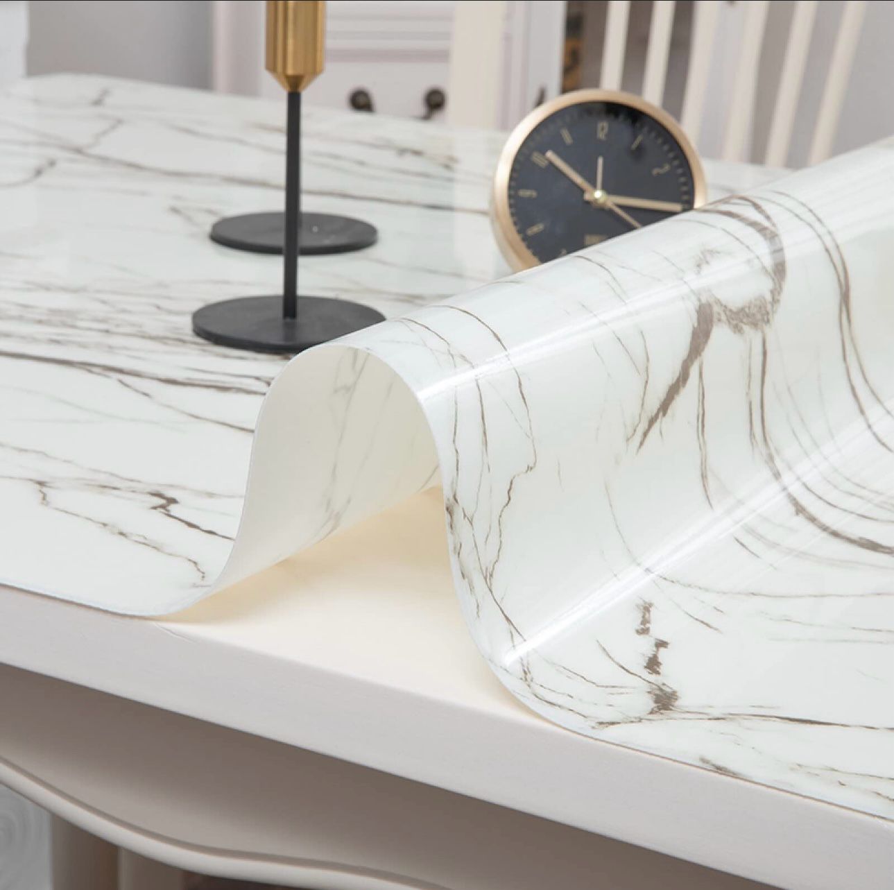 Tischfolie Tischdecke Marmor Ca 0.8mm  Tischschutz Schutzfolie  Abwaschbar PVC